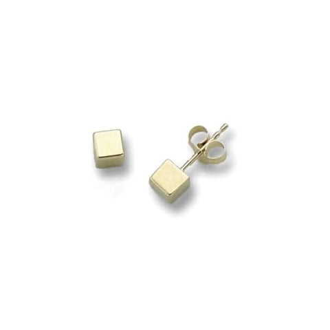 9 Karat Yellowcube Schimmernde Ohrstecker ES262S