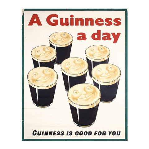 Guinness Metal Sign - Guinness a is Good For You