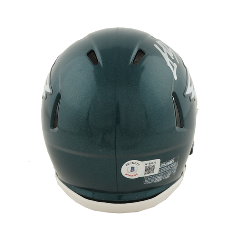 AJ Brown Signed Eagles Speed Mini Helmet (Beckett)