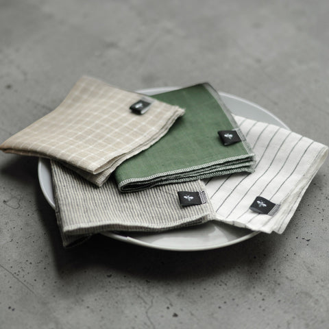 Striped Linen cloth set