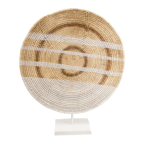 Painted Makenge Basket - Zambia - 25J