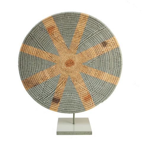 Painted Makenge Basket - Zambia - 25N