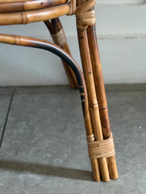 19th Century Little Tiger Bamboo Child or Display Chair