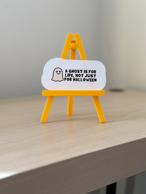 A Ghost is for Life Sticker | Funny Halloween Vinyl Sticker