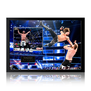 AJ Styles Signed Image Iconic Frame (JSA)