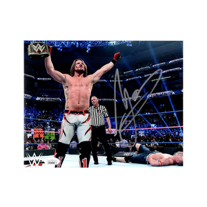 AJ Styles Signed 10x8 Image