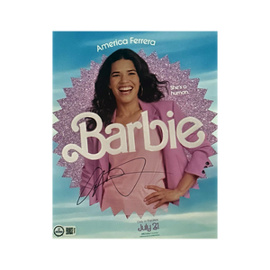 America Ferrera Signed Barbie 10x8 Image (AFTAL Authenticated)