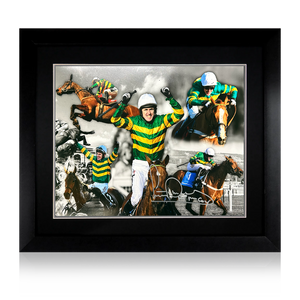 AP McCoy Signed Montage Deluxe Mount Frame