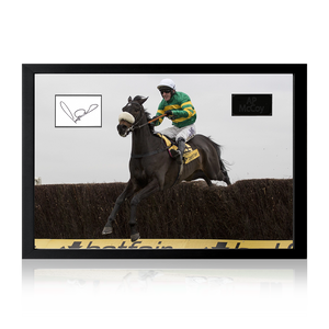 AP McCoy Signed Horse Racing Cut Iconic Frame