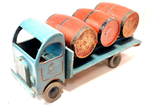 ARCHER Alicante - Toy lorry Wooden Truck With Metal Wheels XL 42cm - 1940-1950 - Spain
