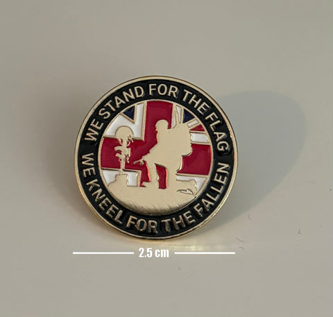Stand For The Flag Pin Badge