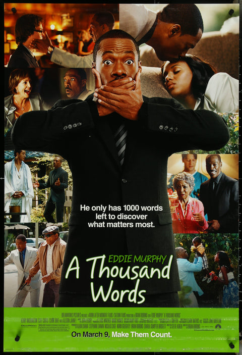 A Thousand Words (2012) Affiche de film originale américaine (One Sheet)