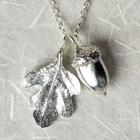 Acorn & Oak Leaf Necklace
