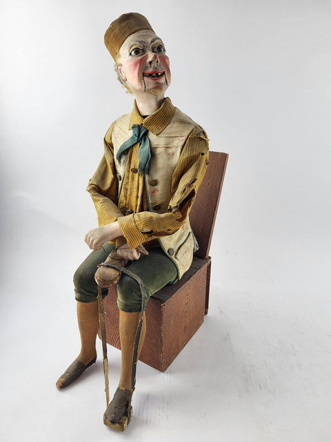 Adolf Müller, Germany - Toy - Rare Late 19th Century Cobbler Musical Automaton
