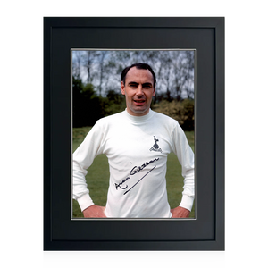 Alan Gilzean Signed Tottenham Hotspur 16x12 Image Deluxe Mount Frame