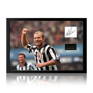 Alan Shearer Signed Newcastle United Cut Iconic Frame