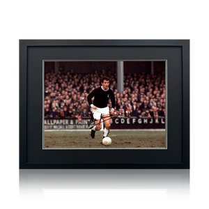 Alan Mullery Signed Tottenham Hotspur Image 2 Deluxe Mount Frame