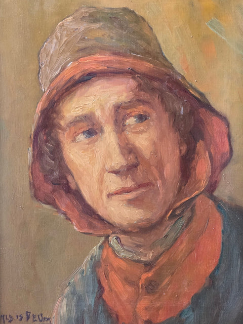 Albert Isidore De Vos (1868-1950) - Garnalenvisser