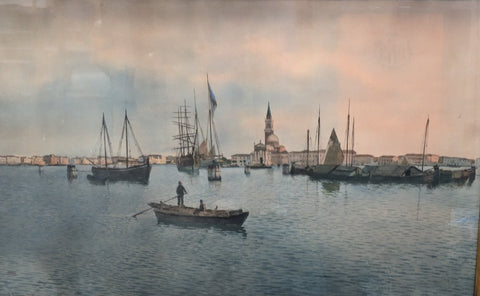 Alberto ProsdomiciI (1852-1925) - Laguna di Venezia