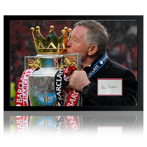 Alex Ferguson Signed Manchester United Iconic Frame (AFTAL Authentication)