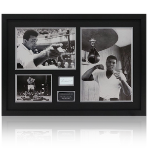 Muhammad Ali Signed Cut Iconic Frame (PSA)