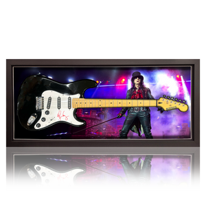 Alice Cooper Signed Guitar Frame (Beckett)