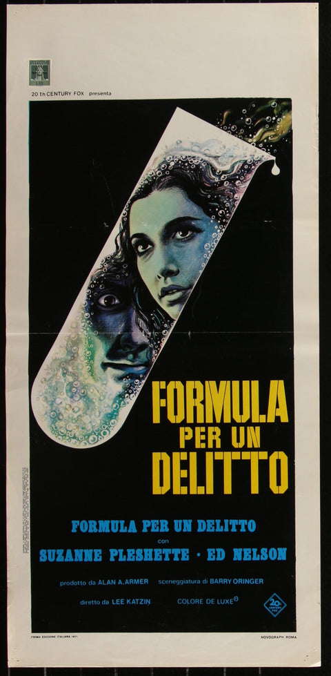 Im Netz der Spinne (1970) Original italienisches Locandina-Filmplakat