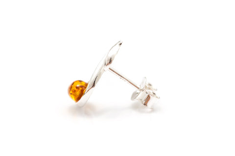 Ohrstecker mit Bernstein-Musiknote