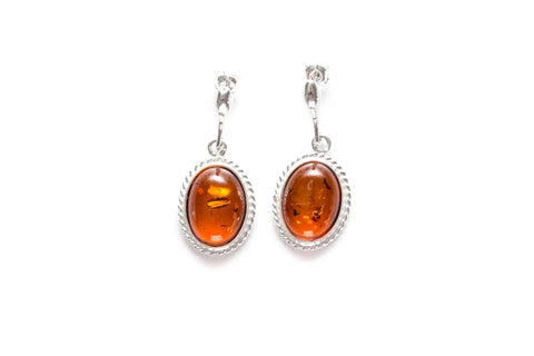 Amber Quintessence Hängeohrringe