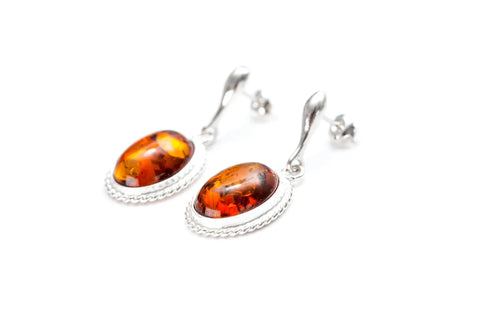 Amber Quintessence Hängeohrringe