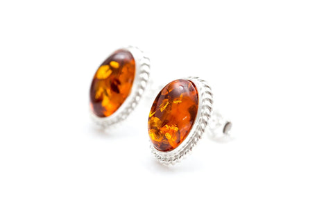 Amber Quintessence Ohrstecker