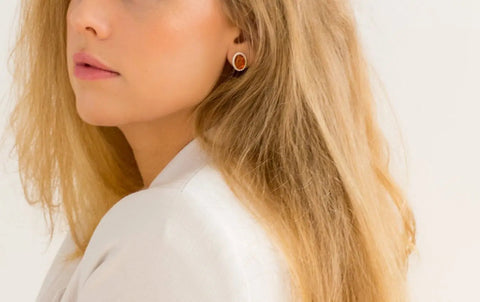 Amber Quintessence Ohrstecker