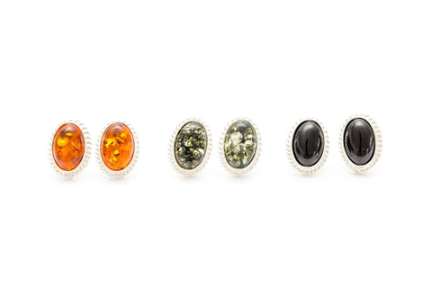 Amber Quintessence Ohrstecker