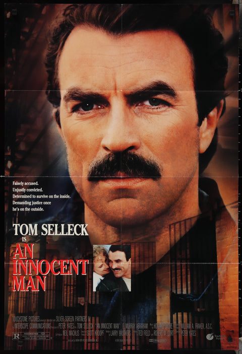 Affiche de film originale américaine (One Sheet) du film An Innocent Man (1989)