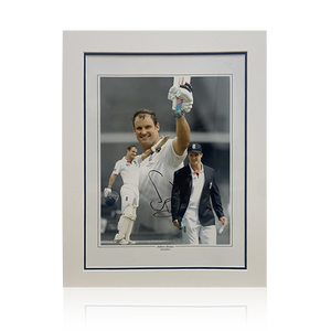 Andrew Strauss Signed Mount