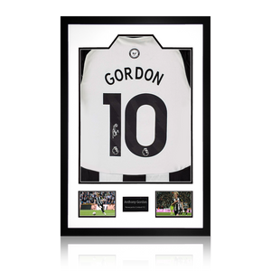 Anthony Gordon Signed Newcastle United Shirt Premium Frame (ACG Cert)