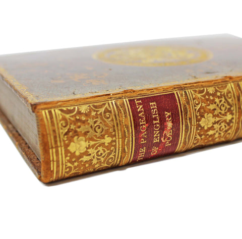 Antique Book 1909 The Poetical Works The Pageant of English Poetry the Oxford University Edition Being 1150 poems And Extracts By 300 Authors