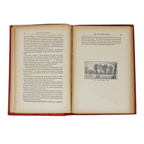 Antique Book 1920 Britain's Queen. The Story of her Life and Reign. Paul, Thomas Published by Shaw, London