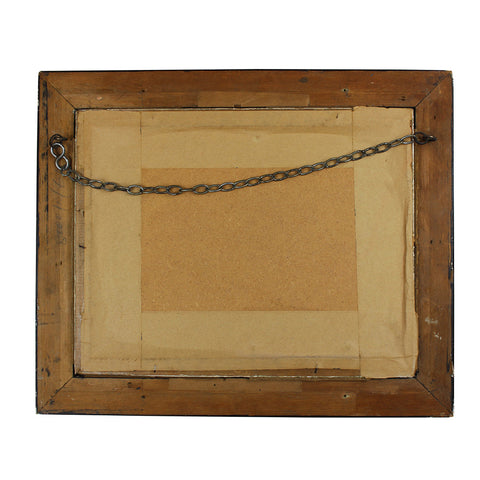 Antique, Early 20th Century Picasso Inspired Watercolour and Gouache Painting of Angel, Framed