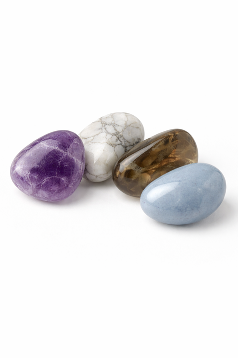 Calming Anxiety Relief Crystal Set for Overthinking & Stress