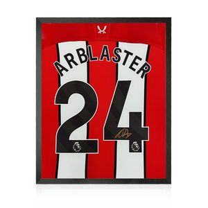 Ollie Arblaster Signed Sheffield United 23/24 Shirt Compact Display