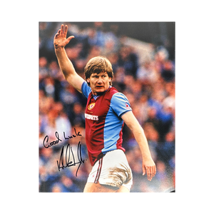 Ken McNaught Signed Aston Villa 10x8 #1