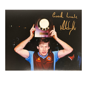 Ken McNaught Signed Aston Villa 10x8 #2