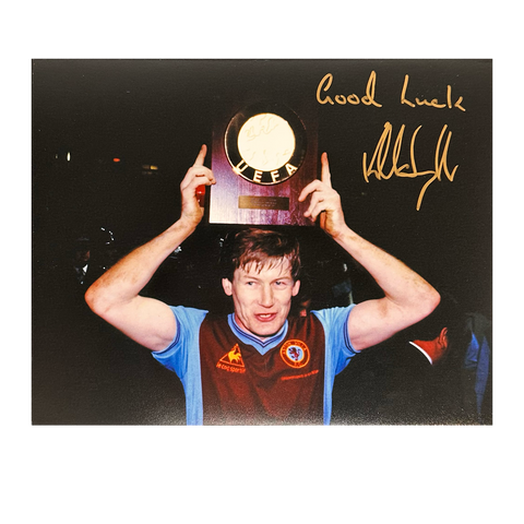 Ken McNaught Signed Aston Villa 10x8 #2