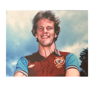 Andy Gray Signed Aston Villa 10x8