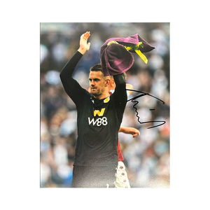 Tom Heaton Signed Aston Villa 10x8