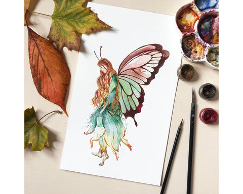 Forest fairy greetings card