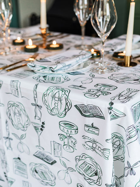 Just A Girl Tablecloth