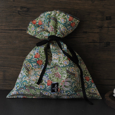 THE William Morris Heritage Cotton Bread Bag | Golden Lily