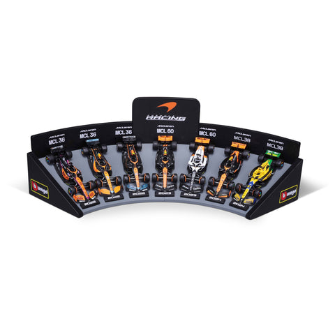 1:43 scale McLaren Deluxe Gift Set With Display Stand